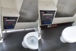 용산, 여성 공중화장실 ‘안심스크린’ 설치