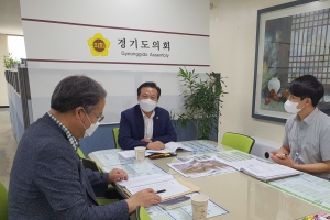 경기도의회 김명원·이선구 의원, 별빛마루도서관 건립 추진 정담회