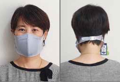 한국 중증중복 뇌병병장애인 부모회 이정욱 대표가 뇌병변장애인 맞춤형 마스크를 쓰고 있다. 이정욱씨 제공