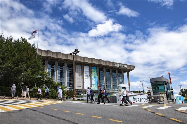 이희태 건축가가 설계한 남산 국립극장은 건축사적 가치를 인정받아 서울미래유산으로 지정됐다.