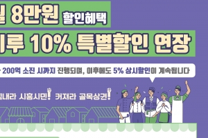 가맹점 9704곳 시흥화폐 시루 10% 특별할인 기간 연장