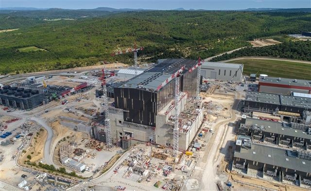 국제핵융합실험로(ITER)가 지어지고 있는 프랑스 카다라슈 현장 모습. ITER 제공