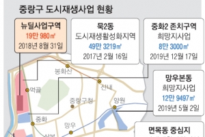 발빠른 중랑 도시재생… 전체 주거면적 20% 변신중