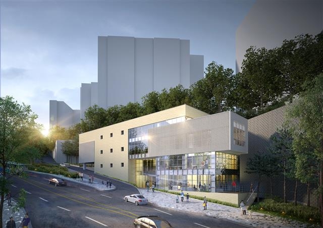 2021년 개관 예정인 성동구 금호동에 위치한 성동아이사랑복합문화센터 조감도. 성동구 제공