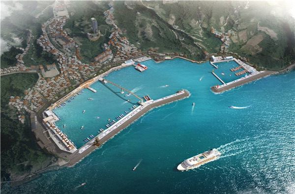 울릉도 저동항 다기능어항 조감도. 포항지방해양수산청 제공