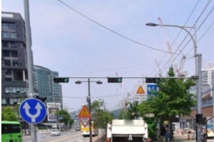 임슬옹 교통사고 현장…서행 표지판 있었다