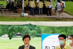 김종천 과천시장, 주택공급 대책 반발 ’천막 농성’…“장기전 각오”