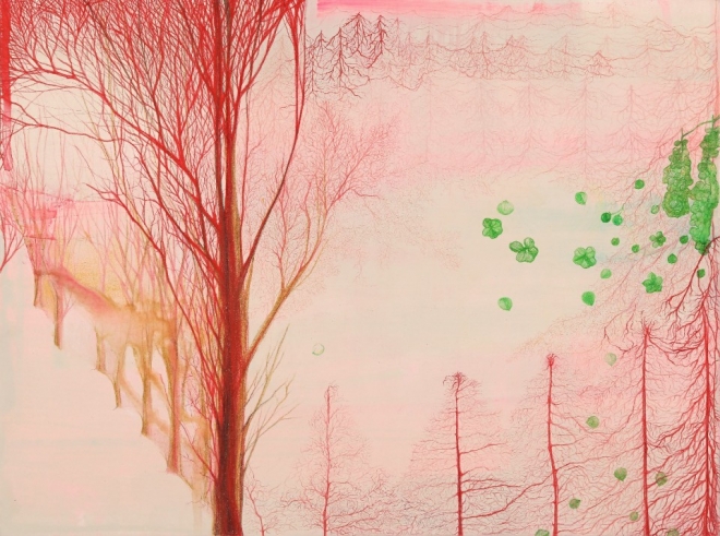 김하영 ‘붉은 숲’.