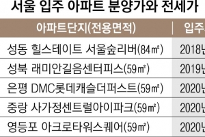 분양가는 6억, 전셋값은 7억