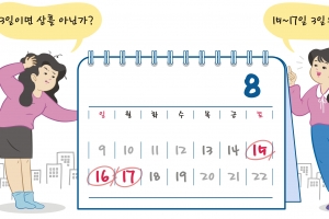 이번 3일 연휴가 왜 ‘삼흘’ 아닌 사흘이었냐고요?