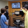 [서울포토] 정세균 총리, 격리병동 CCTV 모니터링