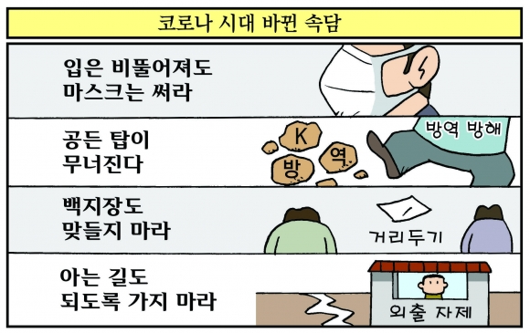 [만평] 조기영 세상터치 2020년 8월 20일