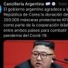 “한국 마스크 기부 감사하다”며 김정은 사진을?…아르헨 트윗 논란
