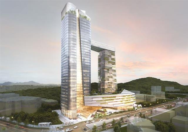 2026년 준공하는 서초구청사 복합개발사업 ‘서초타운’의 조감도. 서초구 제공