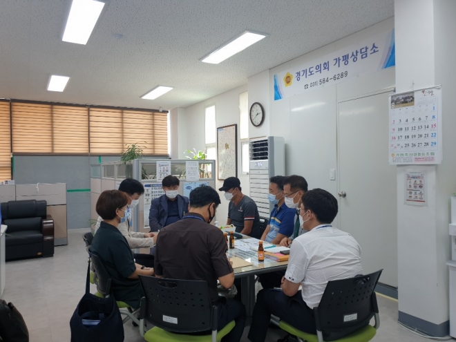 김경호 의원, 가평상담소서 상권 활성화 사업 정담회 개최