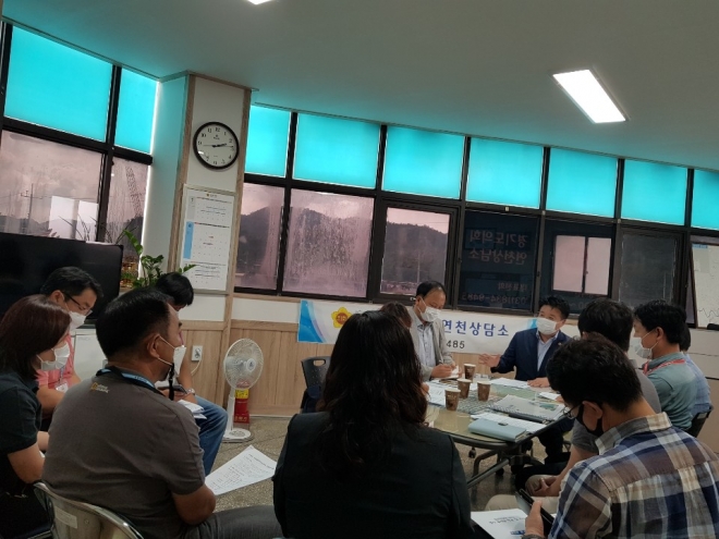 유상호 의원, 경기 둘레길 연결·조성사업 추진 정담회