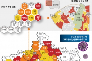 [단독] 독감 환자 많은 곳에 코로나 환자도 많다