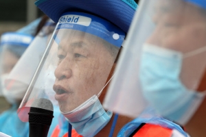 코로나 시대 기자회견 방식