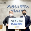 경기도의회, 재난안전취약계층 지원금 1182만원 전달