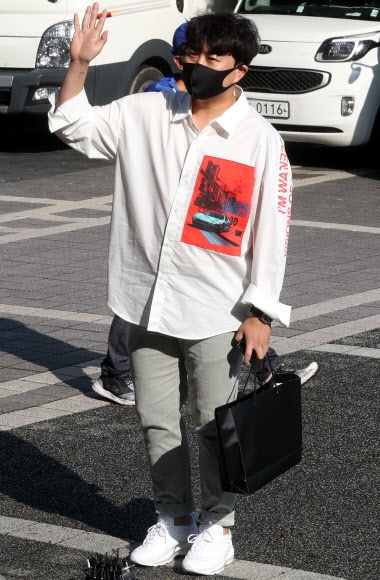 김호중, 사회복무요원 근무 시작