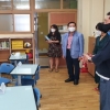 김수규 서울시의원, 원격교육 교원 연수 진행하는 서울 장평초등학교 격려 방문