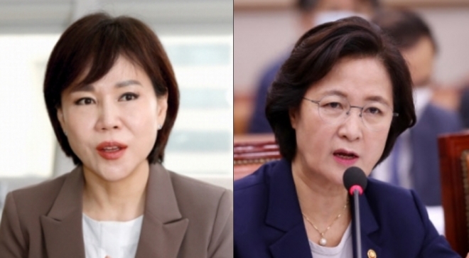 전현희 국민권익위원장 vs 추미애 법무부 장관