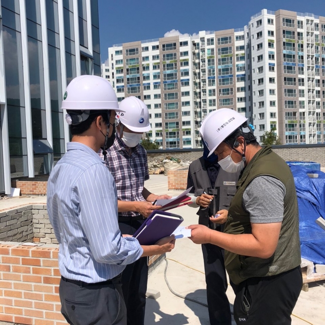 대경경자청 추석연휴 대비 대형 건축공사장 안전점검
