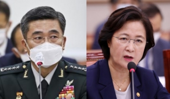 서욱 국방부 장관 후보자 vs 추미애 법무부 장관