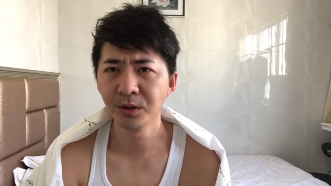 중국 우한에서 비판적 보도를 해온 시민기자 천추스(34).  천추스 유튜브 캡처