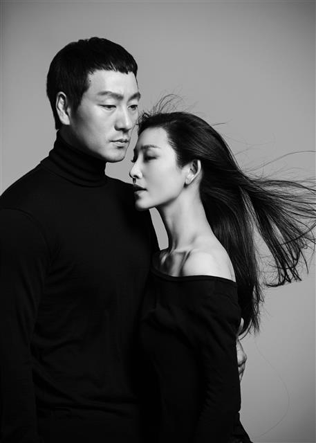 다음달 22일 정동극장에서 막을 올리는 ‘김주원의 사군자-생의계절’ 무대에 함께 서는 배우 박해수와 발레리나 김주원. 정동극장 제공