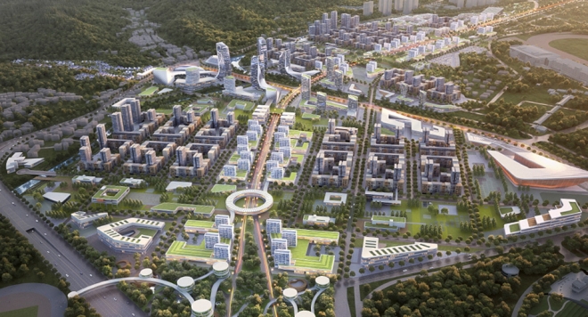 경기 과천 과천공동주택지구 개발사업 종계획 조감도. 과천시 제공