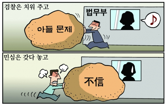 [만평] 조기영 세상터치 2020년 9월 30일