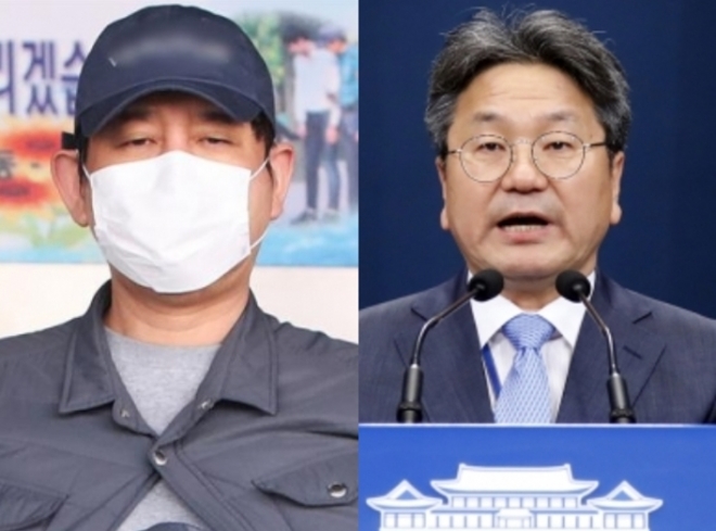 김봉현 전 스타모빌리티 회장 vs 강기정 전 청와대 정무무석