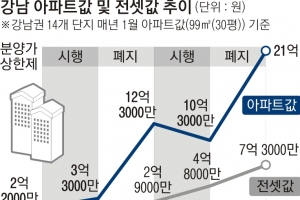 분양가상한제 폐지가 서울 전셋값 올렸다