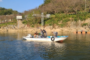 하동군 폭우로 떠내려간 섬진강 재첩 서식지 복원