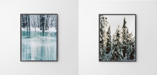 맹민화 사진가 ‘우리가 기억하는 겨울-1’(왼쪽), 맹민화 사진가 ‘우리가 기억하는 겨울-2’(오른쪽)