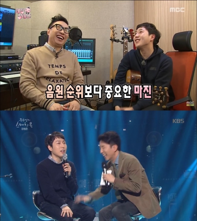 사진=MBC ‘무한도전’ 방송 캡처, KBS2 ‘유희열의 스케치북’ 방송 캡처