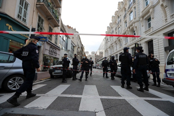 프랑스 니스 테러 현장 -AFP 연합뉴스