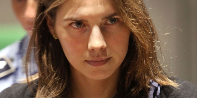 지난 2007년 이탈리아 교환학생으로 지내다 영국 여대생을 살해한 혐의로 4년을 복역한 뒤 2012년 사면된 어맨다 녹스. AFP 자료사진