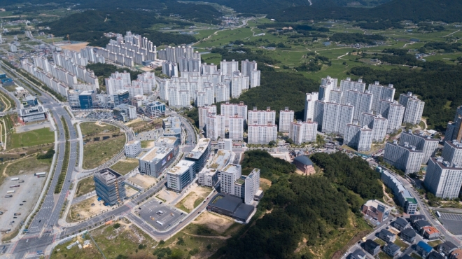 경북도청 신도시 전경. 경북도 제공