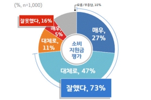 경기도 소비지원금 소비자 10명중 9명 ‘긍정평가’