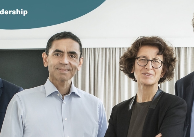 독일 생명공학회사 바이오엔테크(BioNTech)를 공동 창업한 남편 우구르 사힌(왼쪽)과 아내 외즐렘 튀레지 부부/바이오엔테크 홈페이지