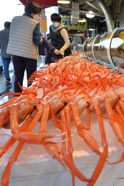 제철 맞은 대게