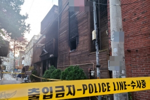 술 안 줬다고 모텔 방화… 투숙객 2명 숨져