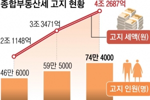 종부세 서울에만 40만명… 1인당 302만원