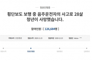 “한국 음주운전 車에 딸 잃었다”… 대만 부모 靑 청원