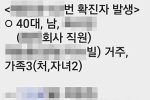 부산 경찰 또 확진자 신상 유출…단톡방 보고글이 인터넷에