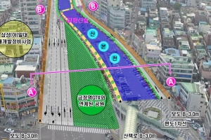 군포시, 산본천 복원 옛 물길 되살린다.