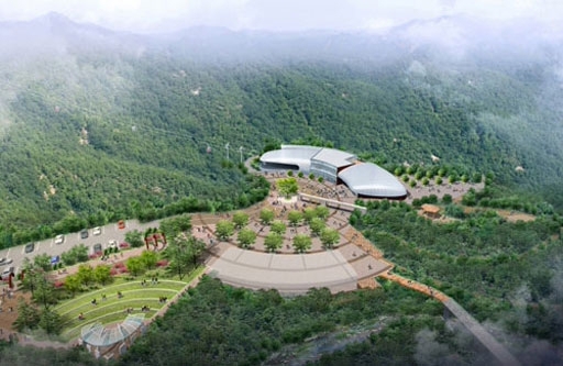 40년 가까이 지역민들의 숙원사업으로 추진되다 제동이 걸린 설악산 오색키이블카사업이 29일 행정심판을 통해 사업 재추진 여부가 최종 결정된다. 설악산오색케이블카 상부 정류장 조감도, 강원도 제공