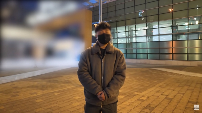유튜버 ‘하얀트리’ 가 ‘간장게장’ 허위 영상 논란 이후 공개한 해명 영상.